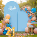 Baby Blue Arch Covers 2 Set 7.2 and 6ft - Stretchy Spandex Backdrop