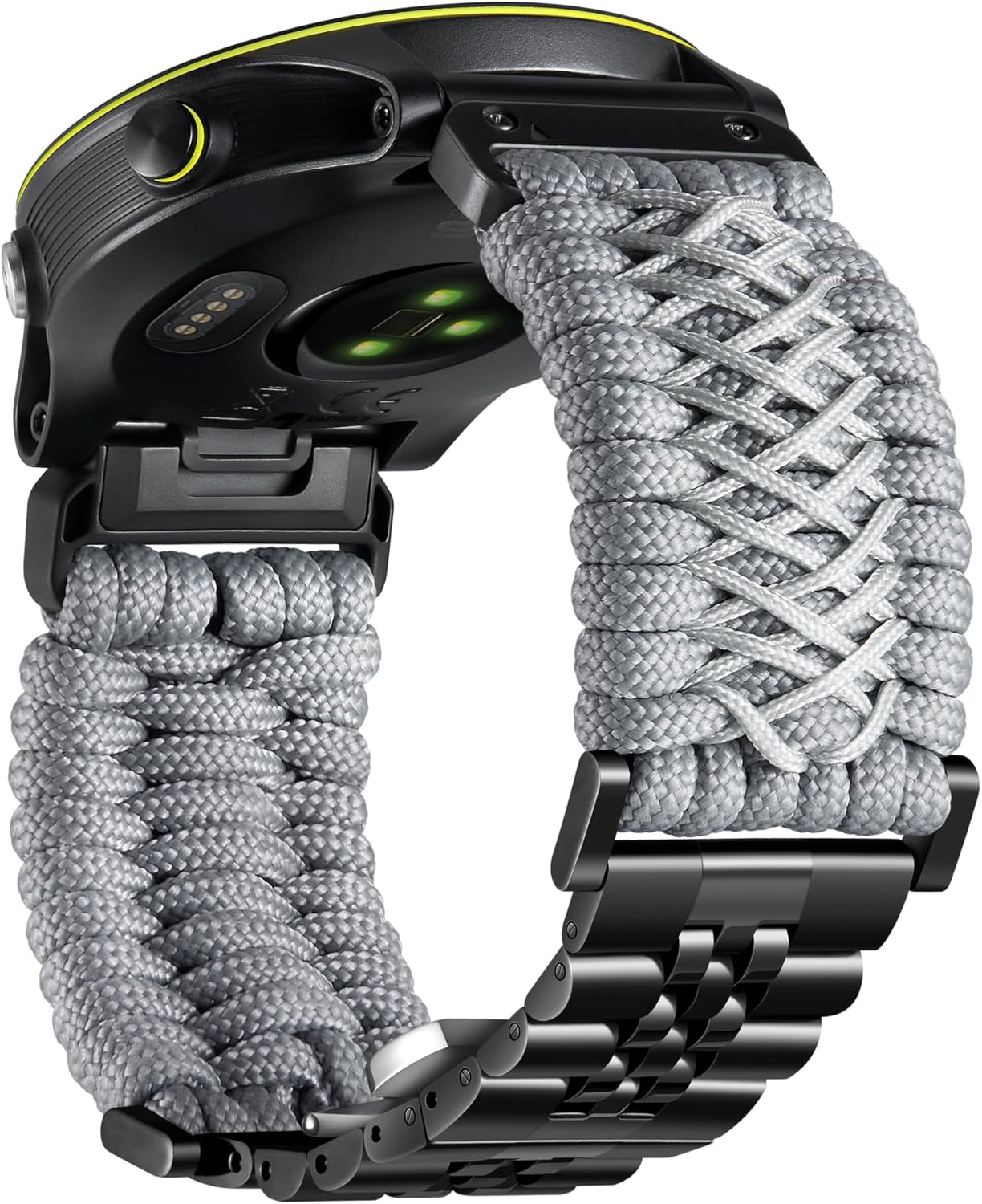 BINLUN 22mm 26mm Braided Paracord Watch Band for Garmin