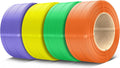 SUNLU 500g Refill PETG Filament 1.75mm 4 Pack - Bright Neon Set