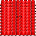KUUQA 100Pcs Red Drawstring Backpack Bags for Sports and Travel