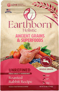 Earthborn Holistic Unrefined Roasted Rabbit 25 lb Dry Dog Food - Grain