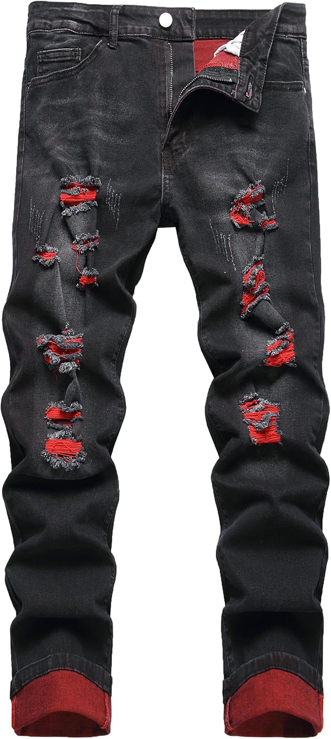 DANT BULUN Men's Ripped Distressed Slim Fit Denim Jeans Review