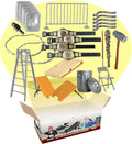 Hardcore 26 Piece Accessory Set for Wrestling Action Figures - Intense