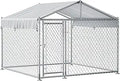 Large Dog Kennel Outside 6.56ft x 6.56ft x 4.33ft - Heavy Duty Outdoor