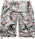 FOURSTEEDS Women's Casual Fitted Cargo Bermuda Shorts - Cool 9in