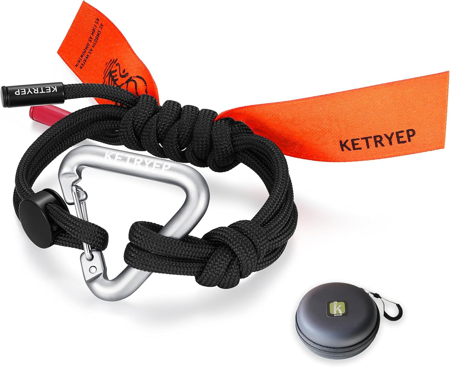 Removable Metal Buckle Paracord Bracelet - Outdoor Lover's Essential!