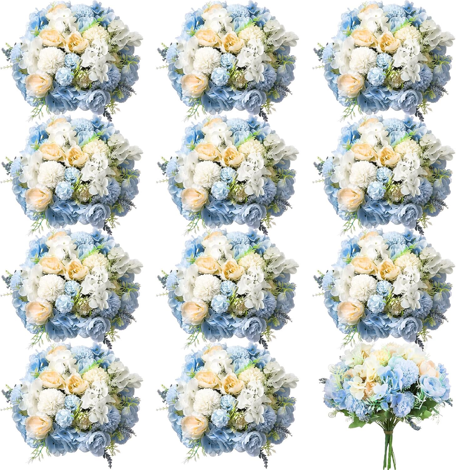 Artificial Peonies Silk Flowers Bouquet for Wedding Decor