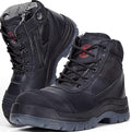 ROCKROOSTER Men's Work Boots Steel Toe 6 in - Slip Resistant