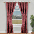 Superior Blackout Curtains Leaves Pattern 46in x 84in - Room Darkening