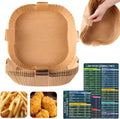 Parchment Square Cooking Paper Non-Stick 200PCS 7.9in - Easy Cleanup