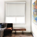 Faux Wood Blinds 25.75in x 60in Chelsea White - Cordless Room
