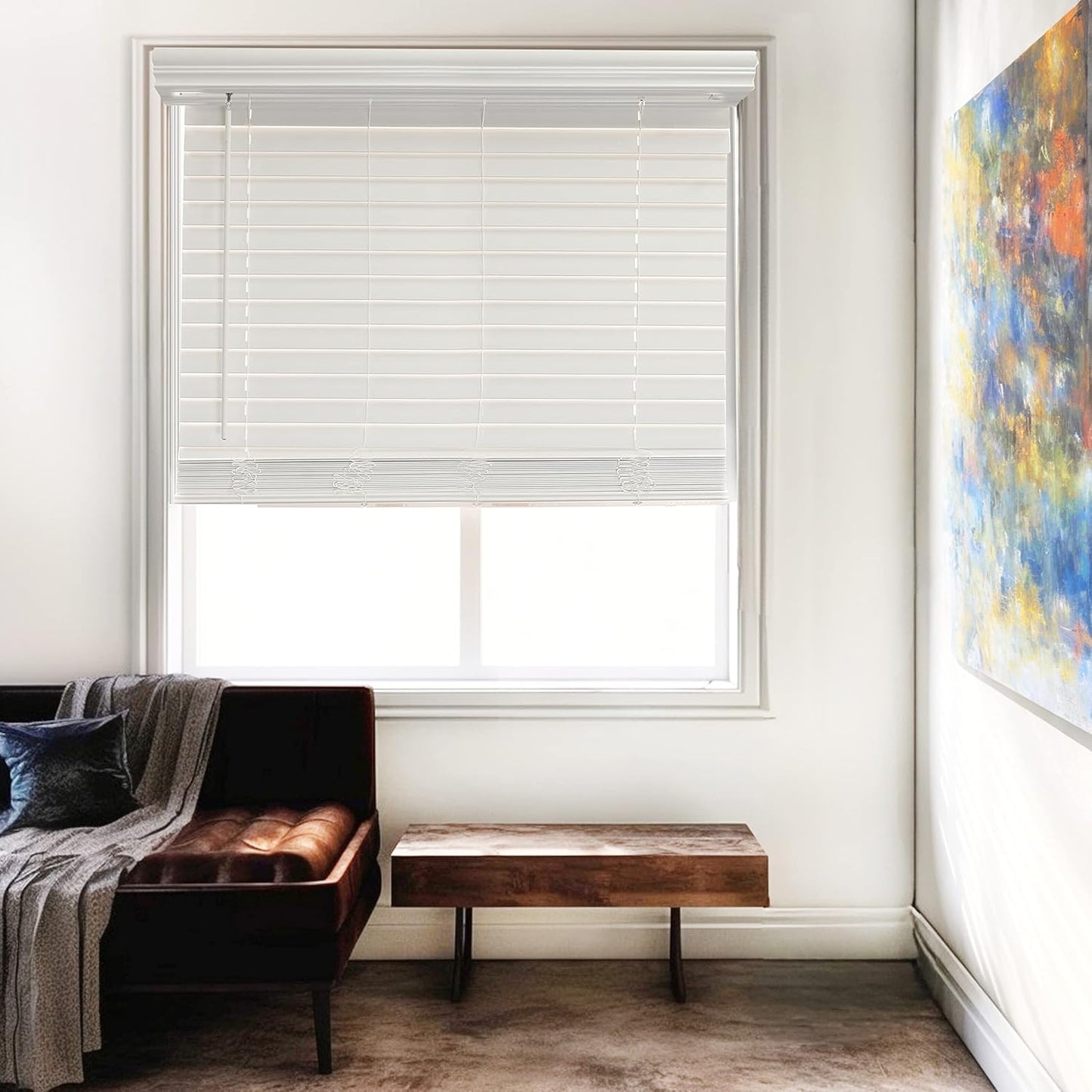 CHICOLOGY Faux Wood Blinds for Elegant Window Treatments
