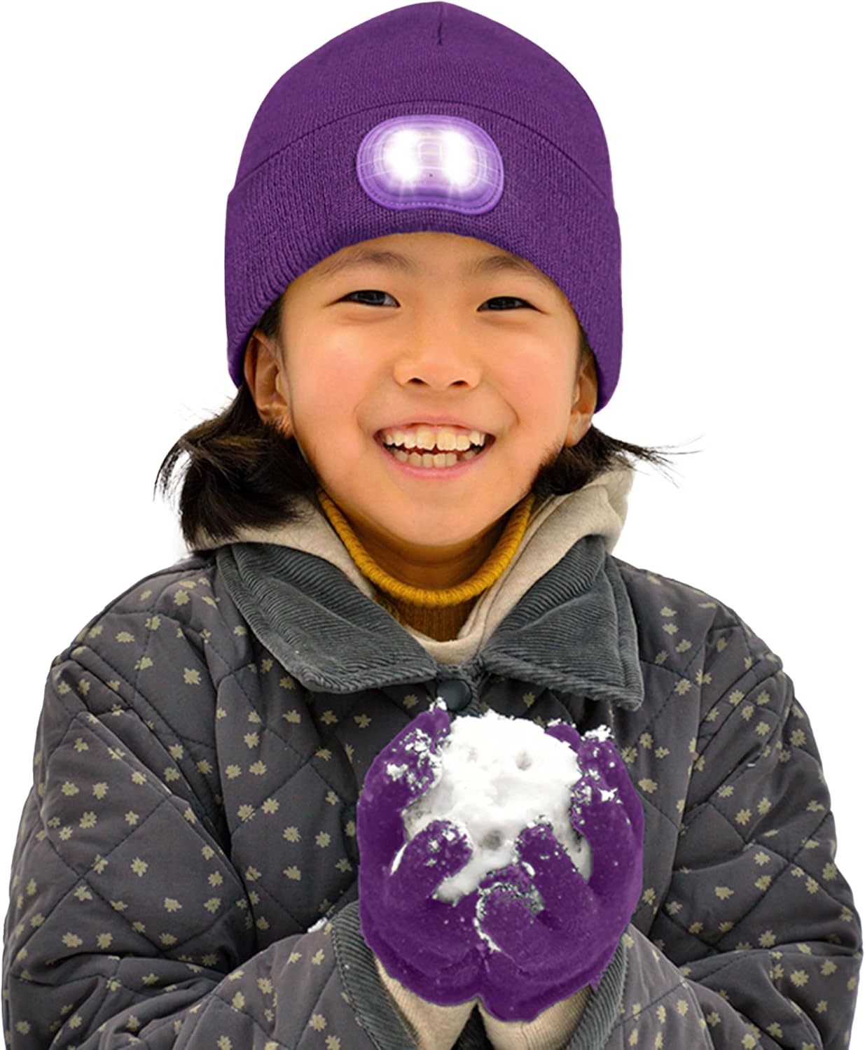Headlightz Kids LED Beanie & Glove Set - Light Built-In