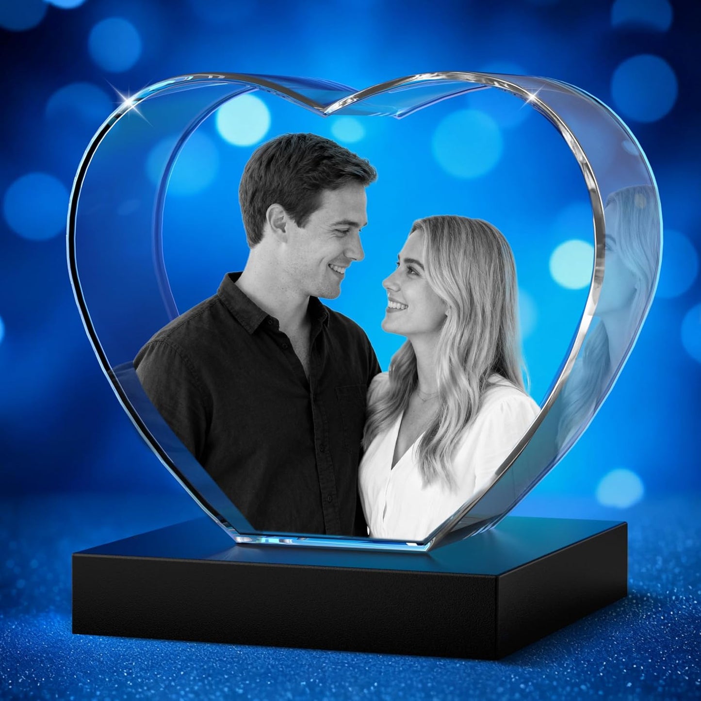 3D Crystal Photo Personalized Gift for Mother's Day Unique Keepsake