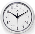Retro 9 in Silent Sweep Wall Clock - Mid Century Modern