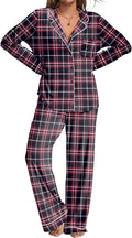 Ekouaer Womens Pajamas Set 2 Piece Rayon Stretch Sleepwear - Soft