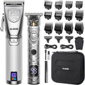 GLAKER Hair Clippers for Men - Professional Cordless Kit with Trimmer