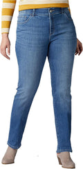 Lee Women's Plus Size Ultra Lux Comfort Straight Leg Jean
