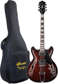 GROTE Jazz Semi-Hollow Electric Guitar with Trapeze Tailpiece - Warm