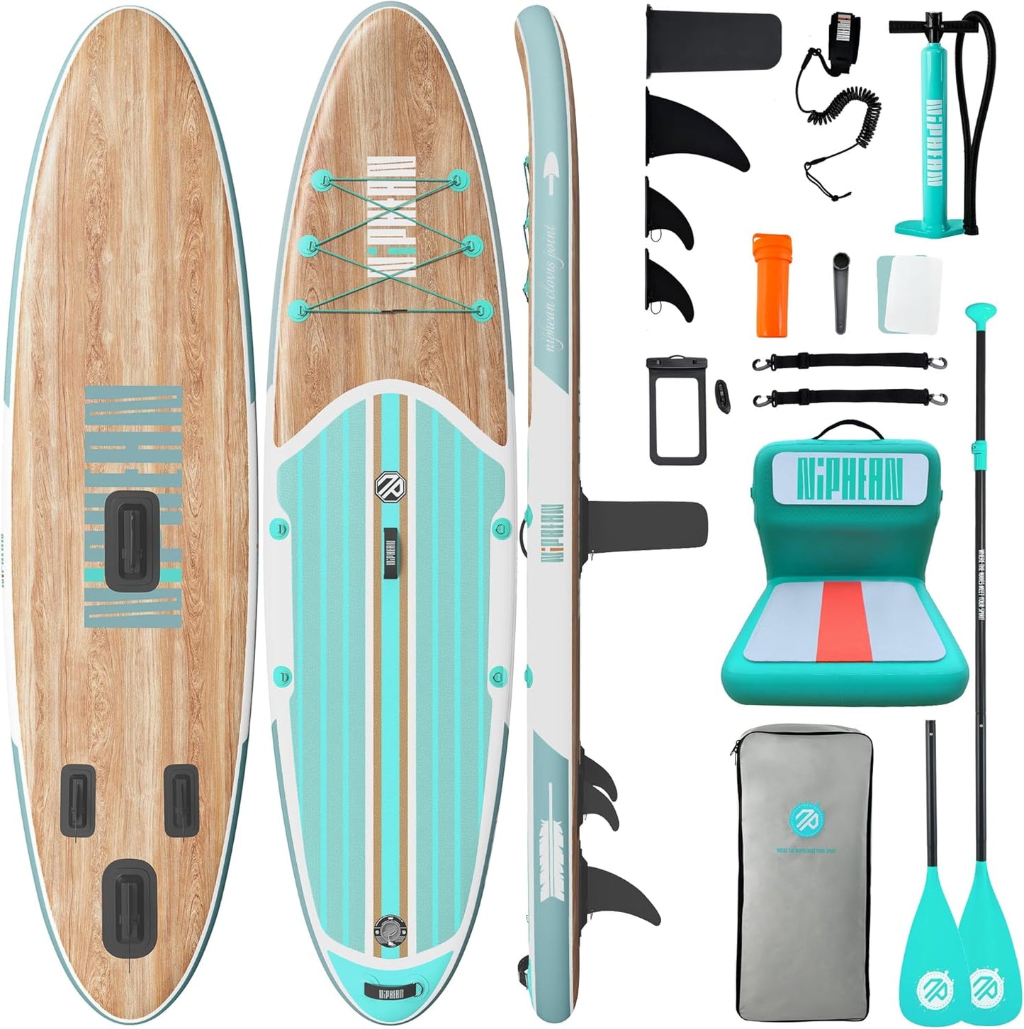 Niphean Inflatable Stand Up Paddle Board for All Skill Levels