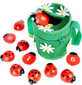 Counting Ladybugs Montessori Counting Toy for Toddlers - Hands-On Math