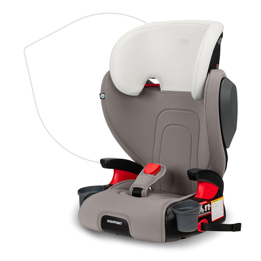 BRITAX Highpoint Booster Seat - SafeWash Gray Ombre