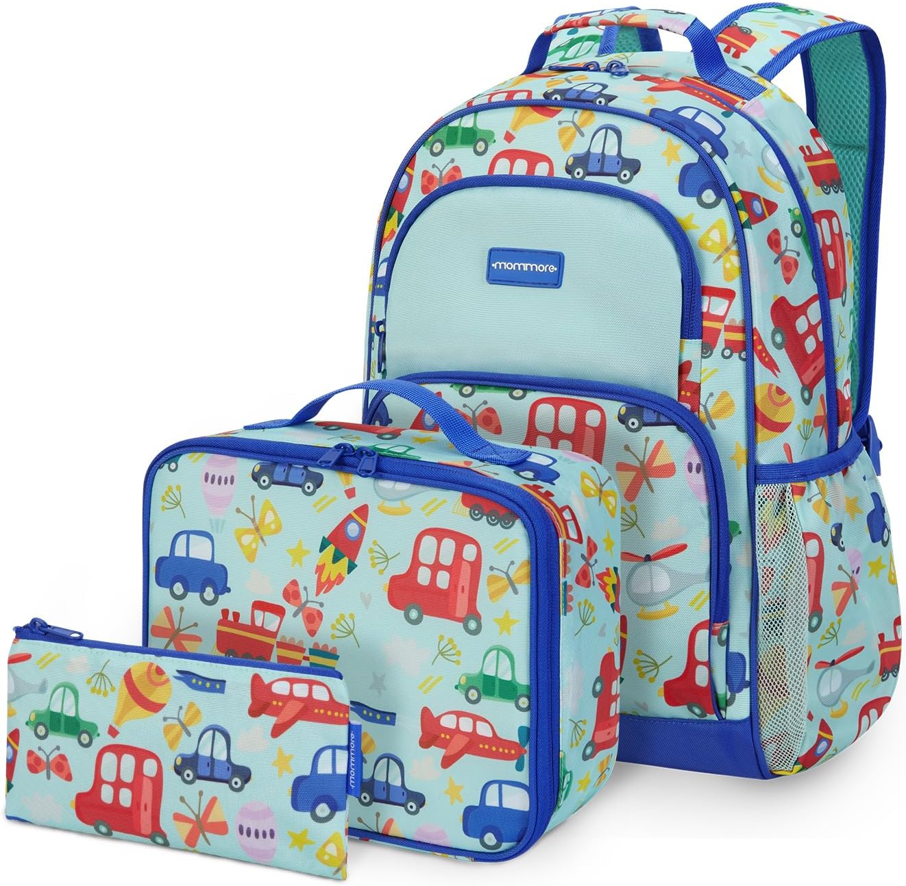 mommore Kids Backpack Set for Boys Girls Lightweight School
