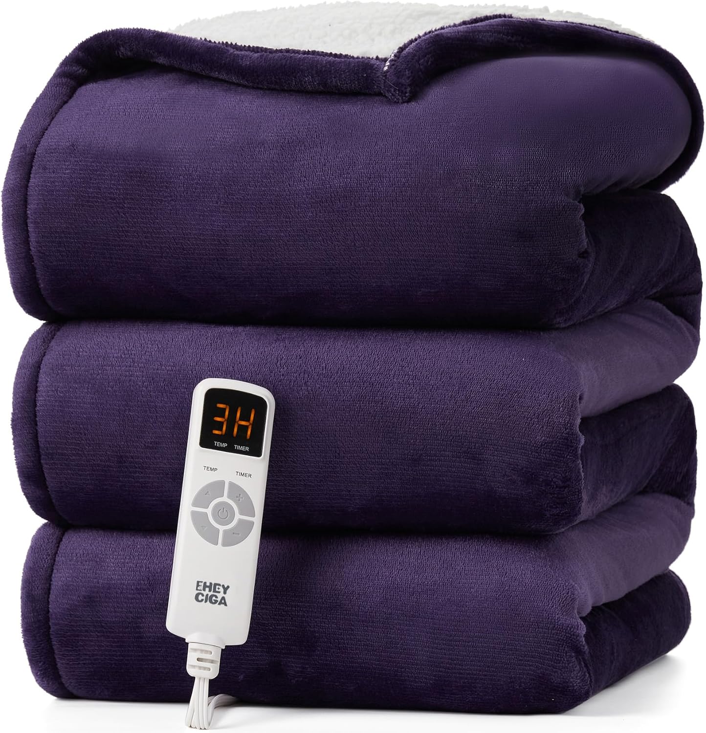 EHEYCIGA Heated Blanket Electric Blanket Throw for Cozy Warmth