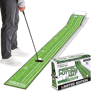 Perfect Practice Indoor Golf Putting Mat for Home and Office