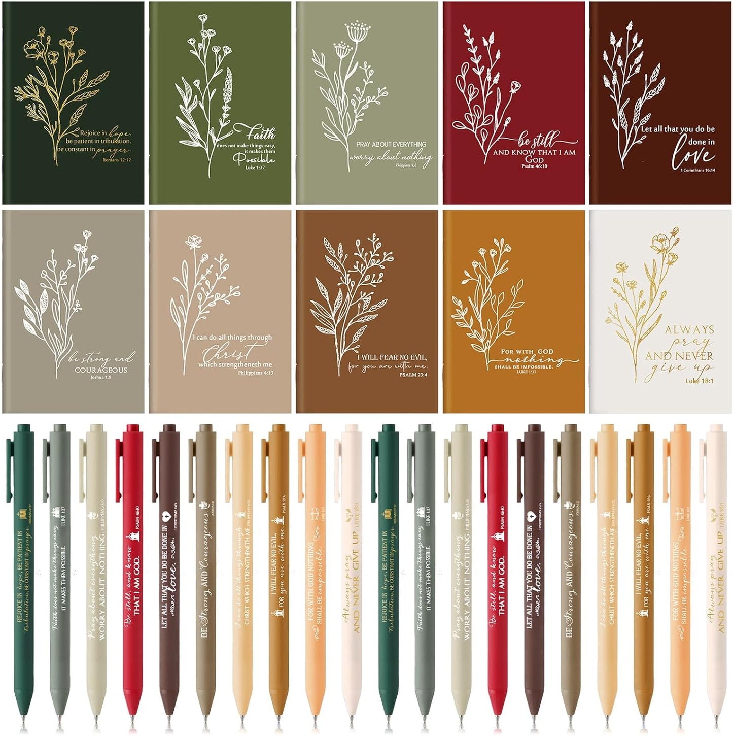 Christian Gifts: Joyous Bible Verse Notebooks