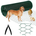 Chicken Wire 48in x 150ft PVC Coated Mesh - Durable Garden Fence