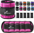 Adjustable Ankle Weights 1 Pair 2-10 lbs - Versatile Leg Weights