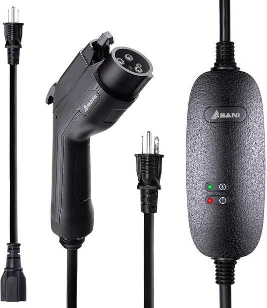 Fast & Portable Asani EV Charger - Level 1 & 2 - 16A