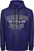 FOCO Baltimore Ravens Wordmark Camo Pullover Hoodie - Warm, Official