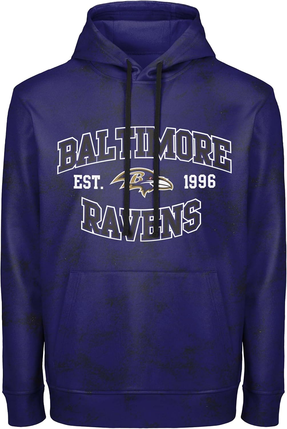 NFL Men's Camo Performance Pullover Hoodie with Team Wordmark