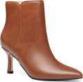 Coutgo Women's Kitten Heel Booties Pointed Toe Ankle (Style WHW6)