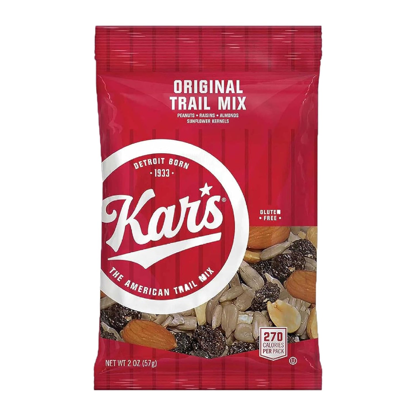 Kars Nuts Original Trail Mix - Gluten-Free Snack Packs Bulk 48