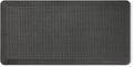 Kitchen Comfort Gel Mat Solid Basketweave Charcoal Grey 20x39