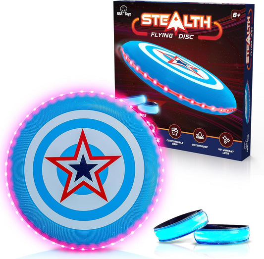 USA Toyz Waterproof LED Flying Disc Set