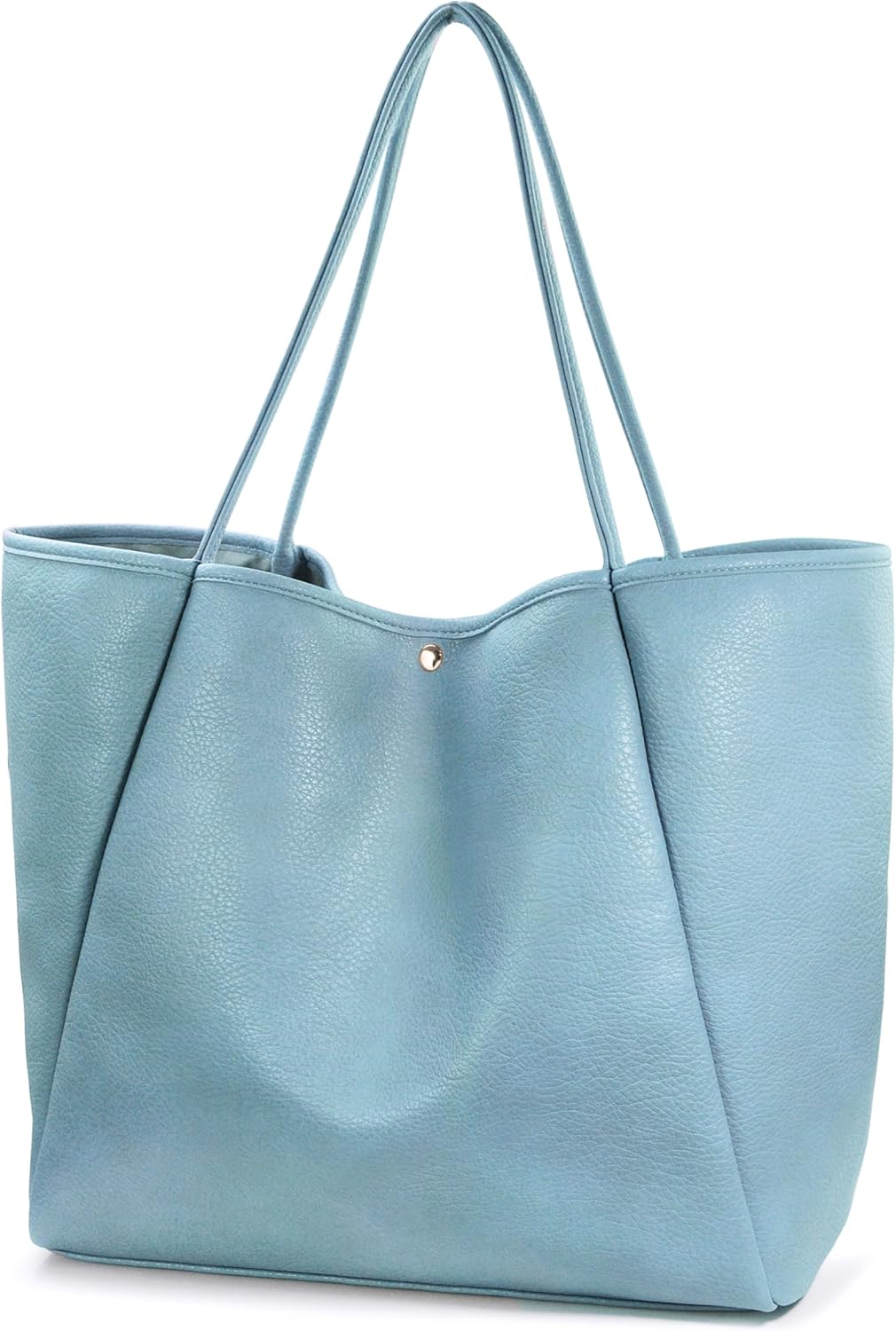 Oversize Pu Leather Tote for Women - Perfect Weekender Bag