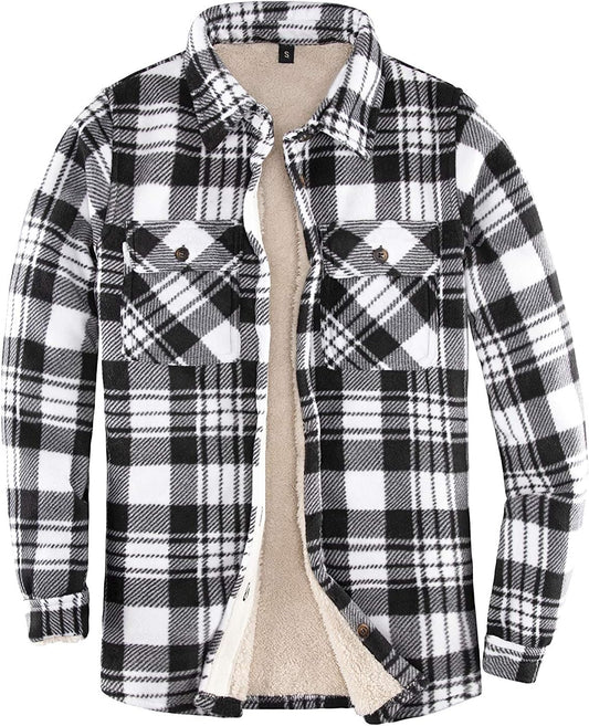 ThCreasa Womens Sherpa Fleece Lined Flannel Shirt Jacket Review