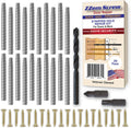 20-PK Steel Screws for Permanent Door Hinge Repair Kit