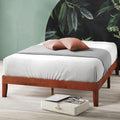 ZINUS Wen Wood Platform Bed Frame, Solid Wood Foundation - Cherry