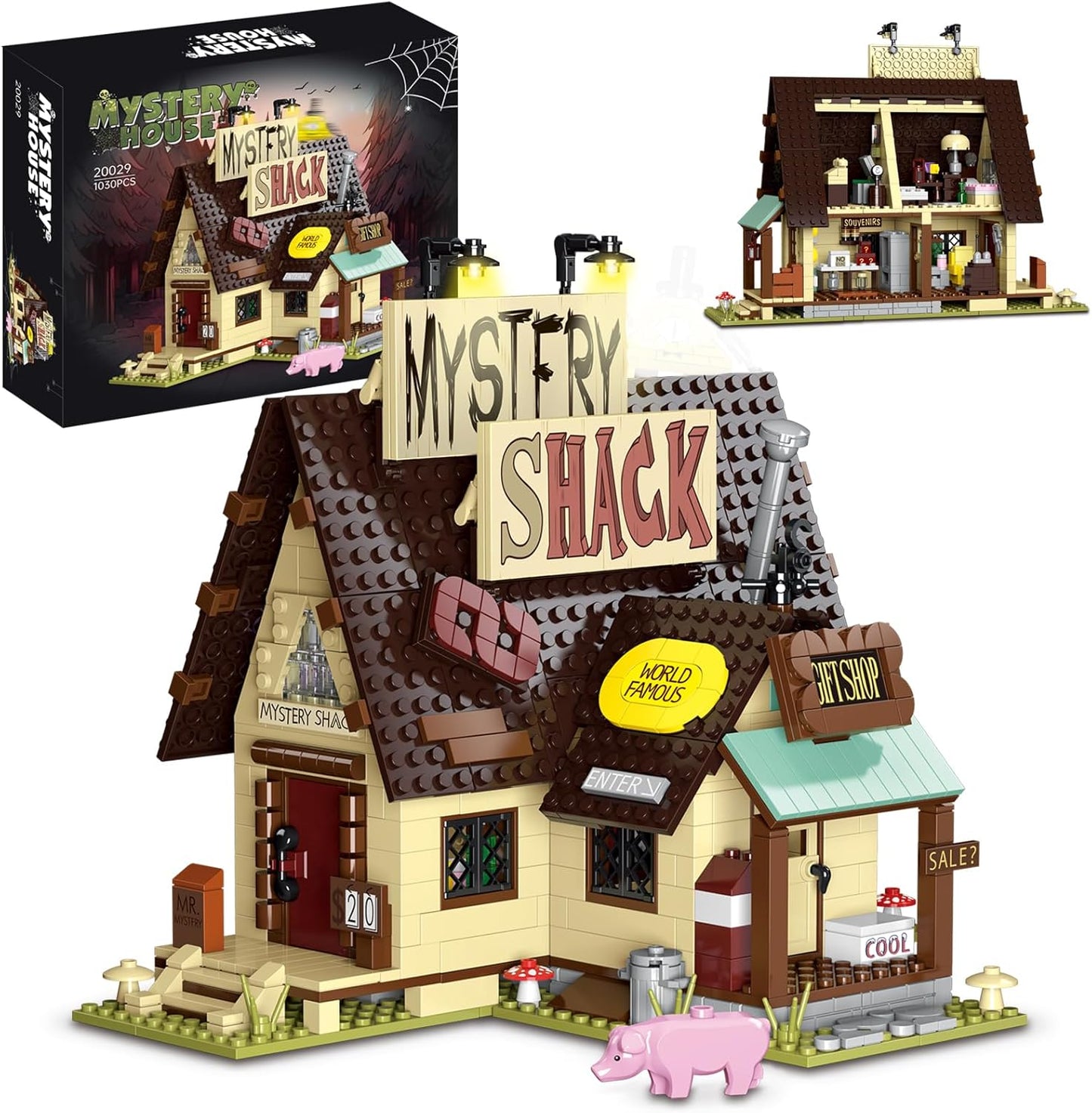 Gravity House Building Sets for Kids and Adults - 1030pcs Fun