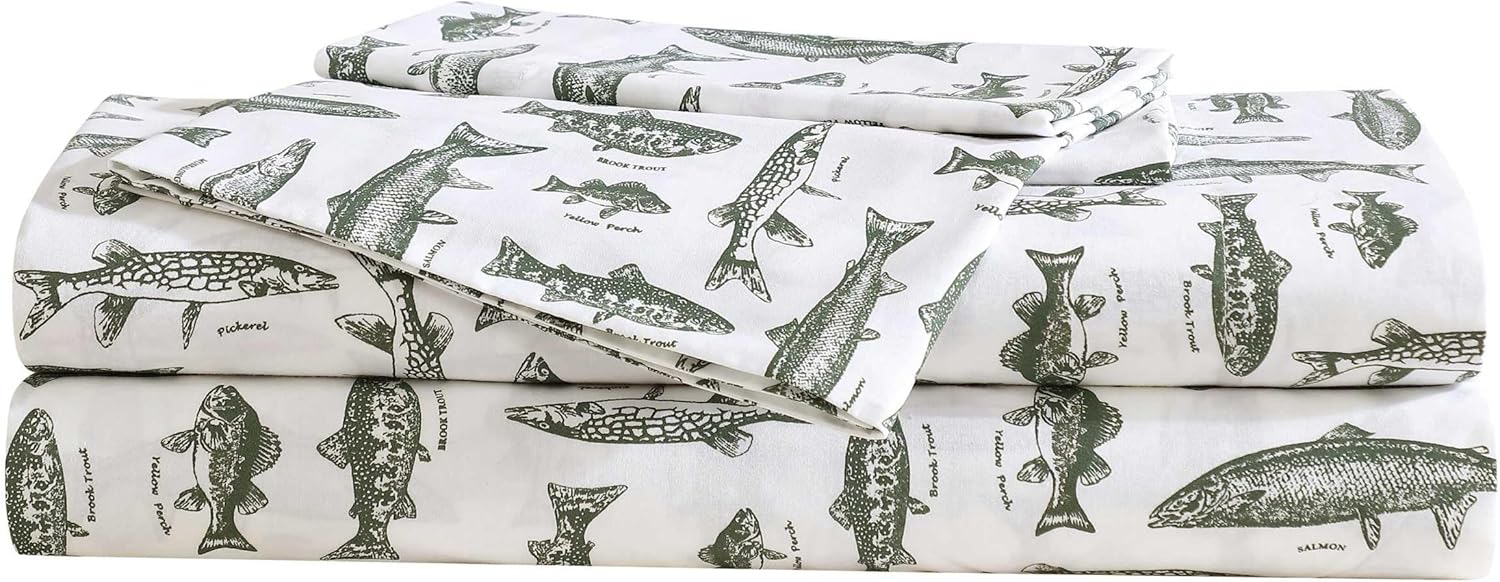 Eddie Bauer Cotton Percale Sheet Set for Classic Comfort