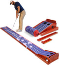 Portable 9.5ft Golf Putting Mat - Perfect Your Putts Anywhere!