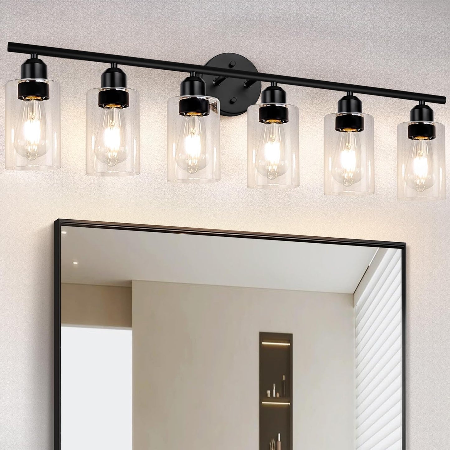 Espird 6 Lights Bathroom Vanity Light Fixtures for Modern Spaces