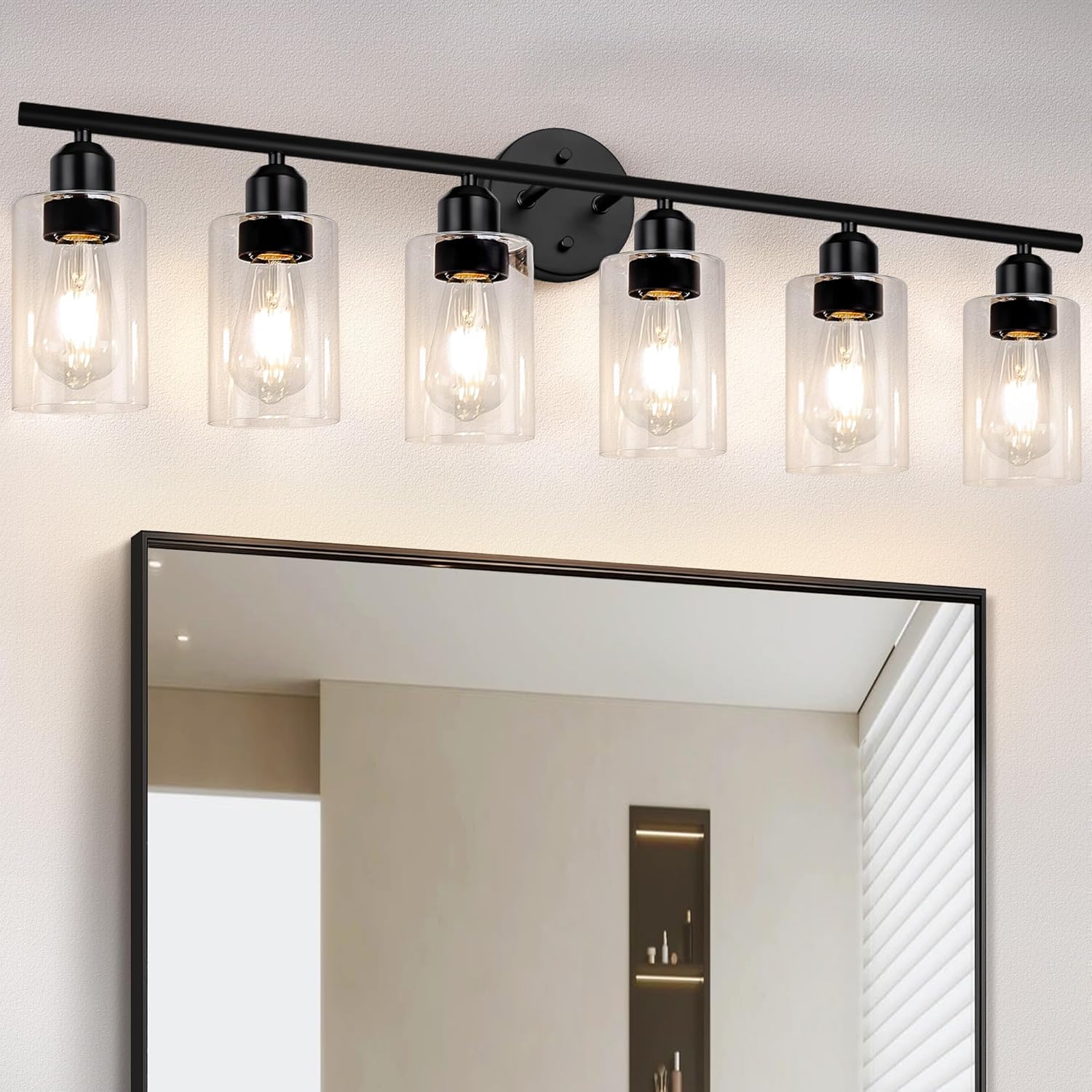 Espird 6 Lights Bathroom Vanity Light Fixtures for Modern Spaces