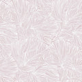 Boho Pink and White Peel and Stick Wallpaper - Removable Floral Roll