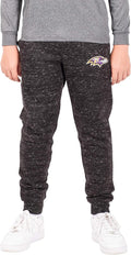 Ultra Game Boys' NFL Black Snow Fleece Jogger Sweatpants (Style GW2P)